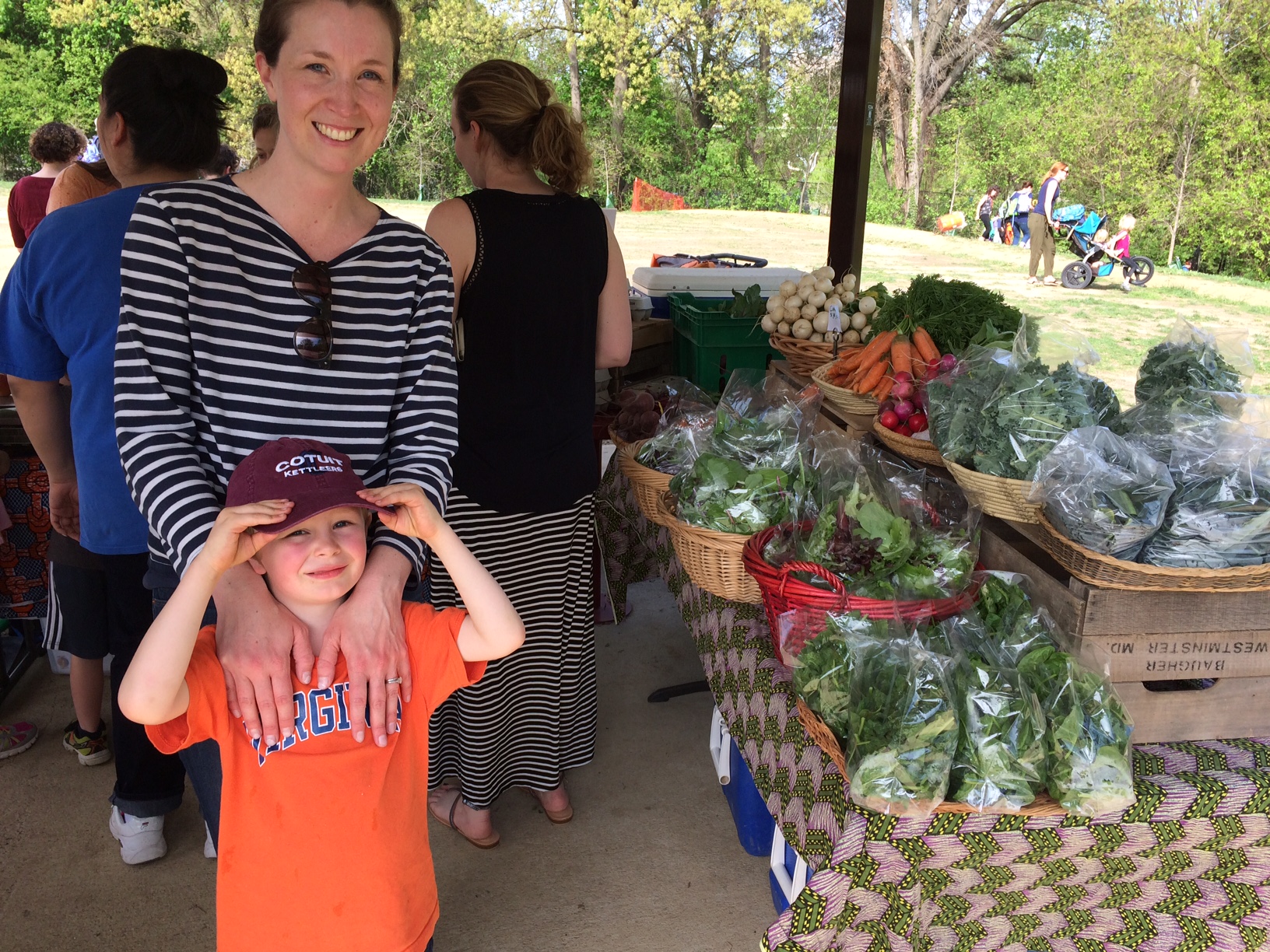 Marissa Walker with her son